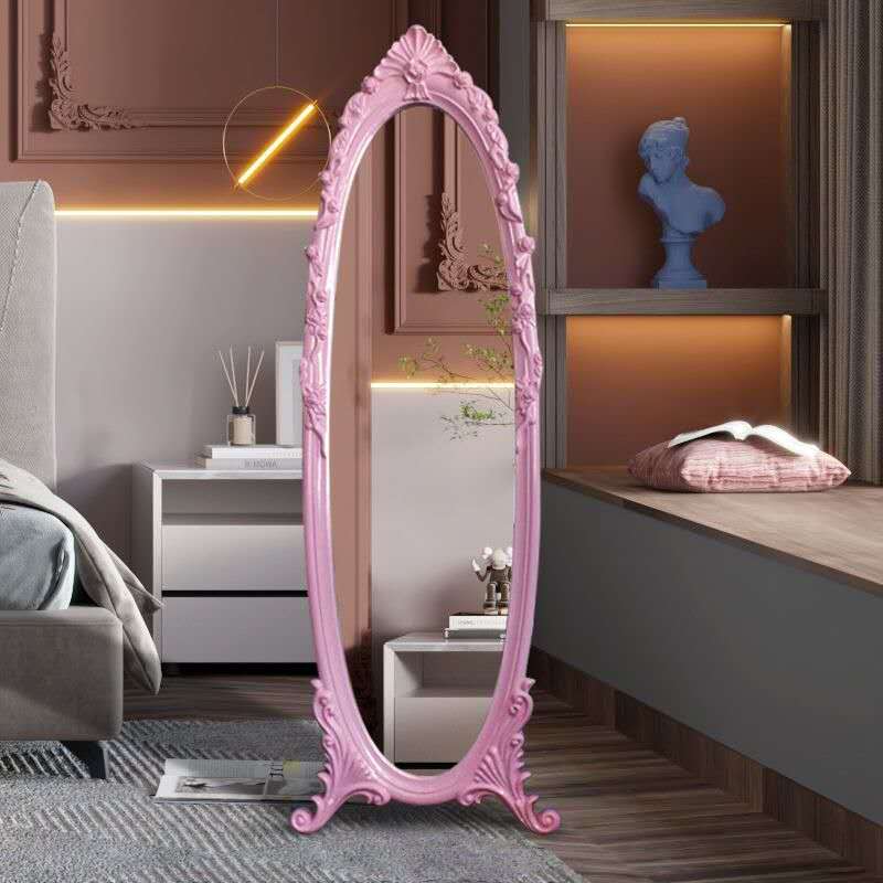 Attractive design wooden frame standing Mirror